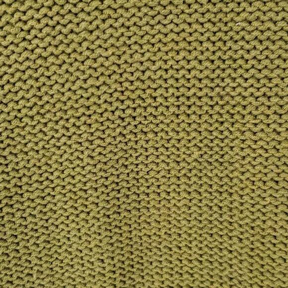 Old Navy Cable Knit Sweater Olive Green Wrap Neckline Women Size M - Picture 7 of 7